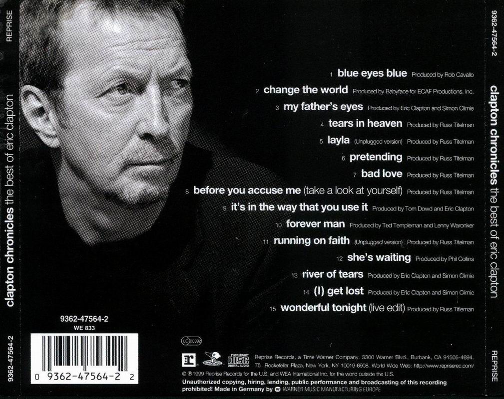 eric clapton  chronicles b