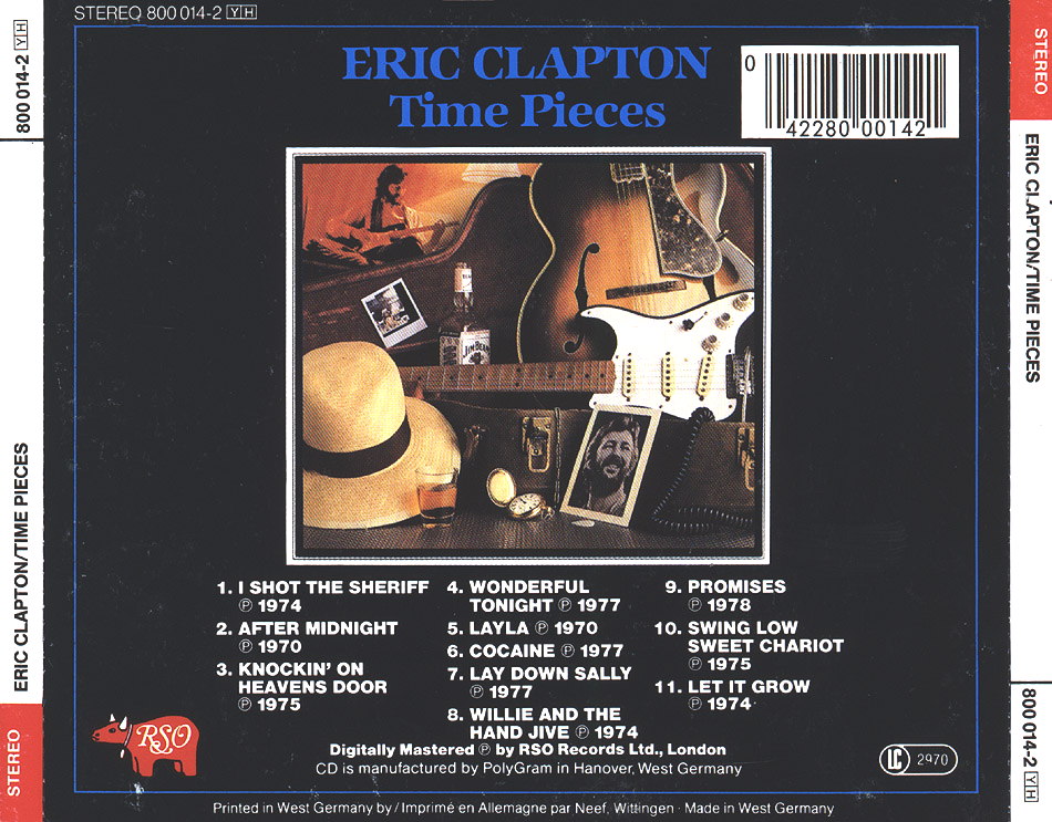 eric clapton  time pieces b