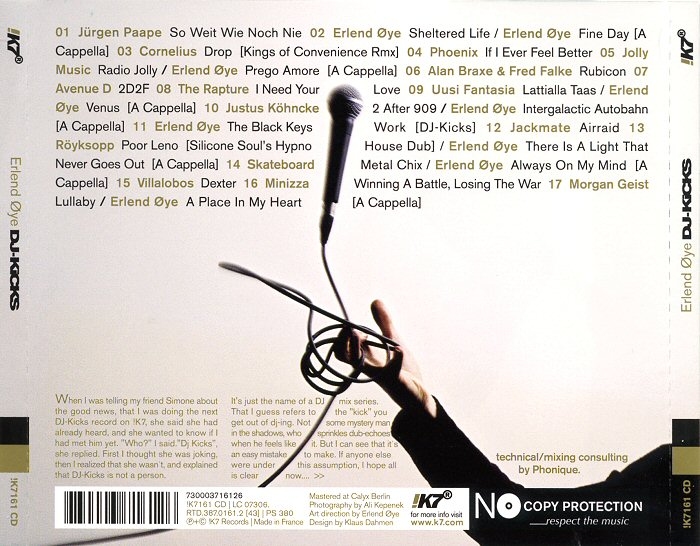 erlend oye  dj kicks b