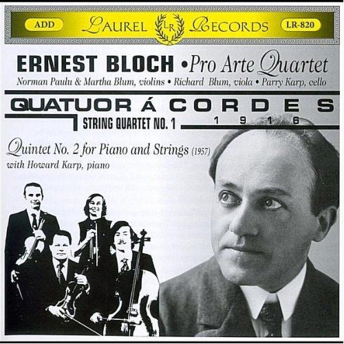 ernest bloch performed by howard karp a 