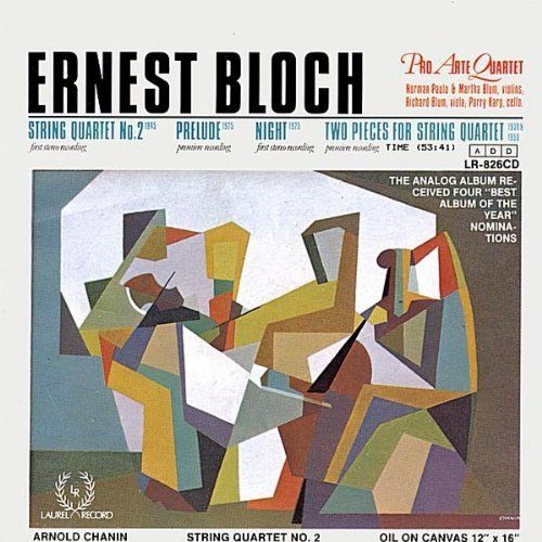 ernest bloch string pro arte quartet 