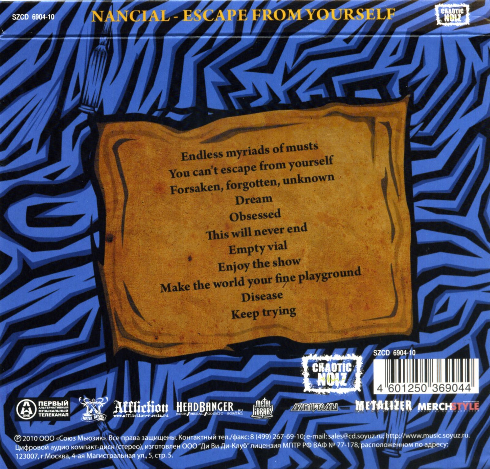 escape from yourself nancial  