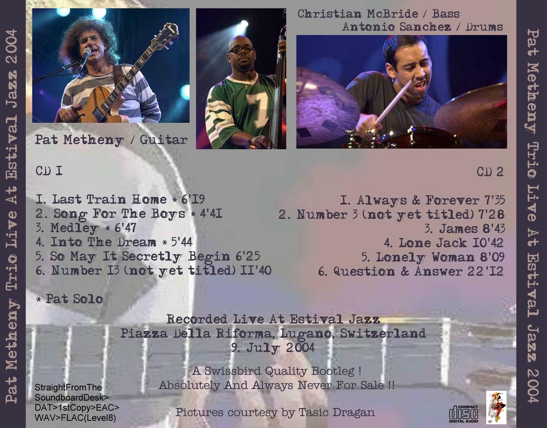 estival jazz lugano pat metheny trio 