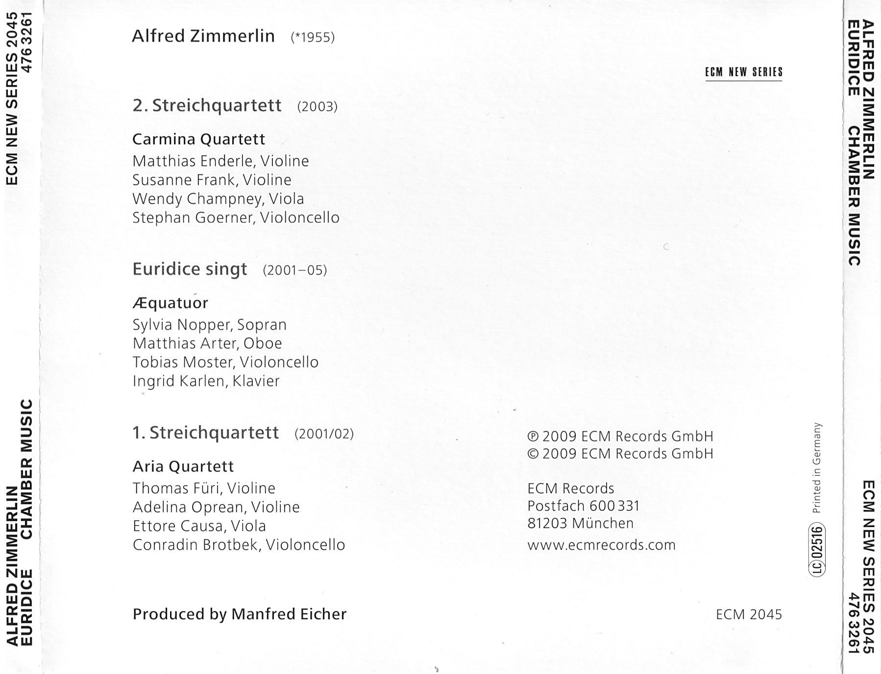 euridice chamber m alfred zimmerlin 