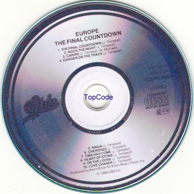 europe  the final countdown cd