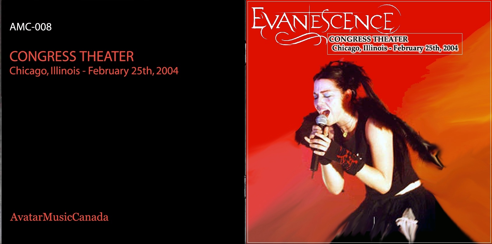 evanescence  congress theater ab1