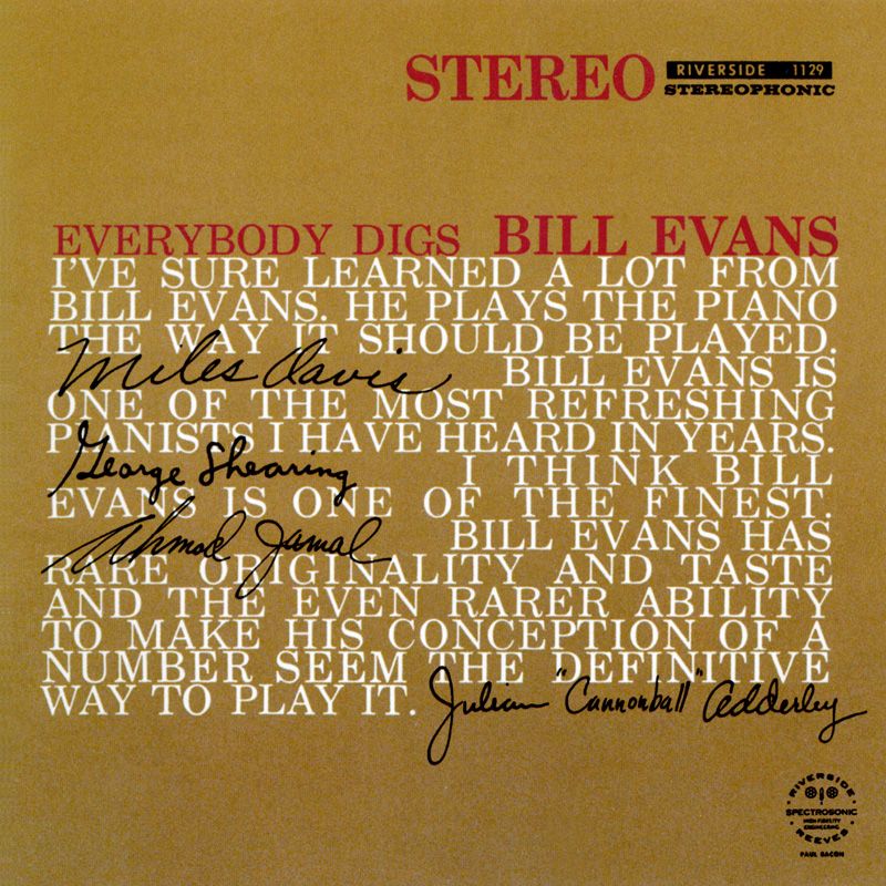 everybody digs bill bill evans 