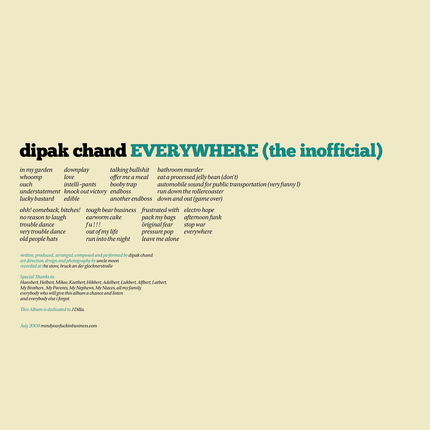everywhere the inof dipak chand  