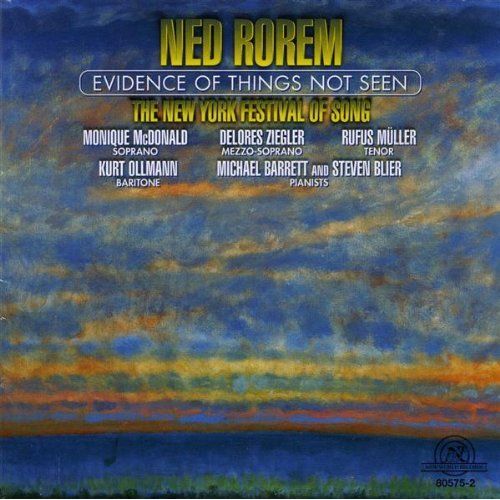 evidence of things not seen ned rorem 