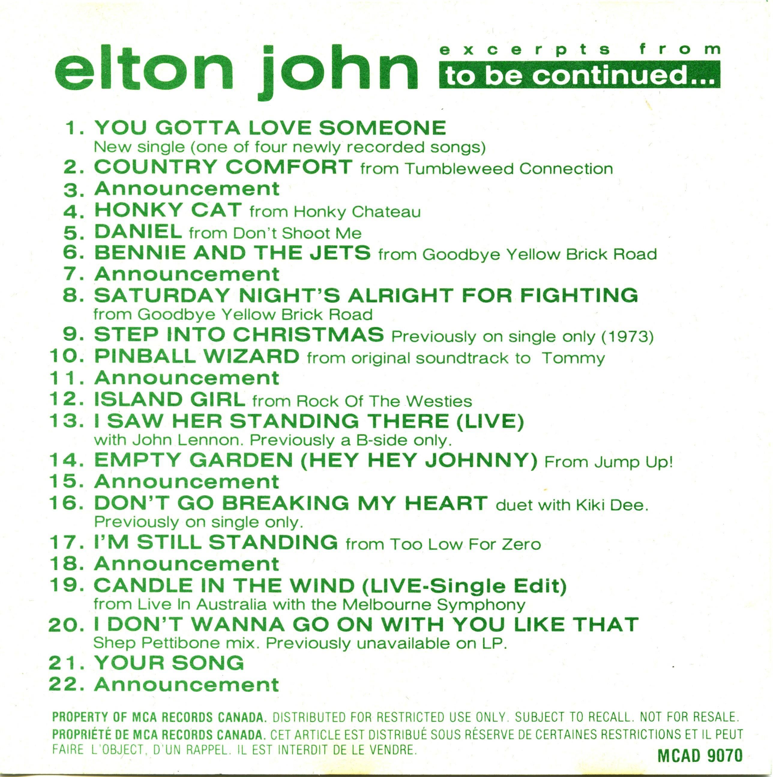 excerpts from to be elton john 