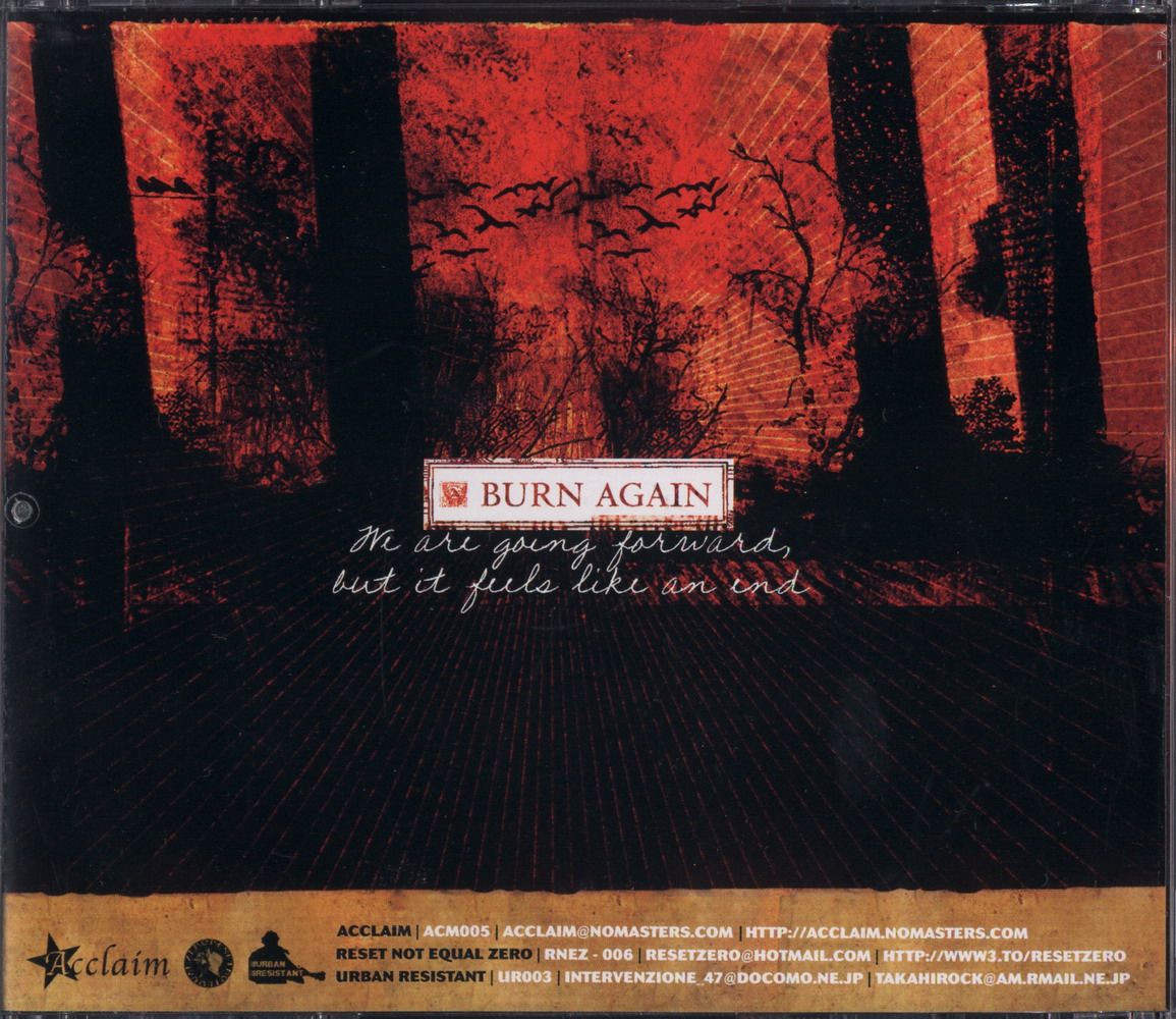 excuses for apologie burn again  