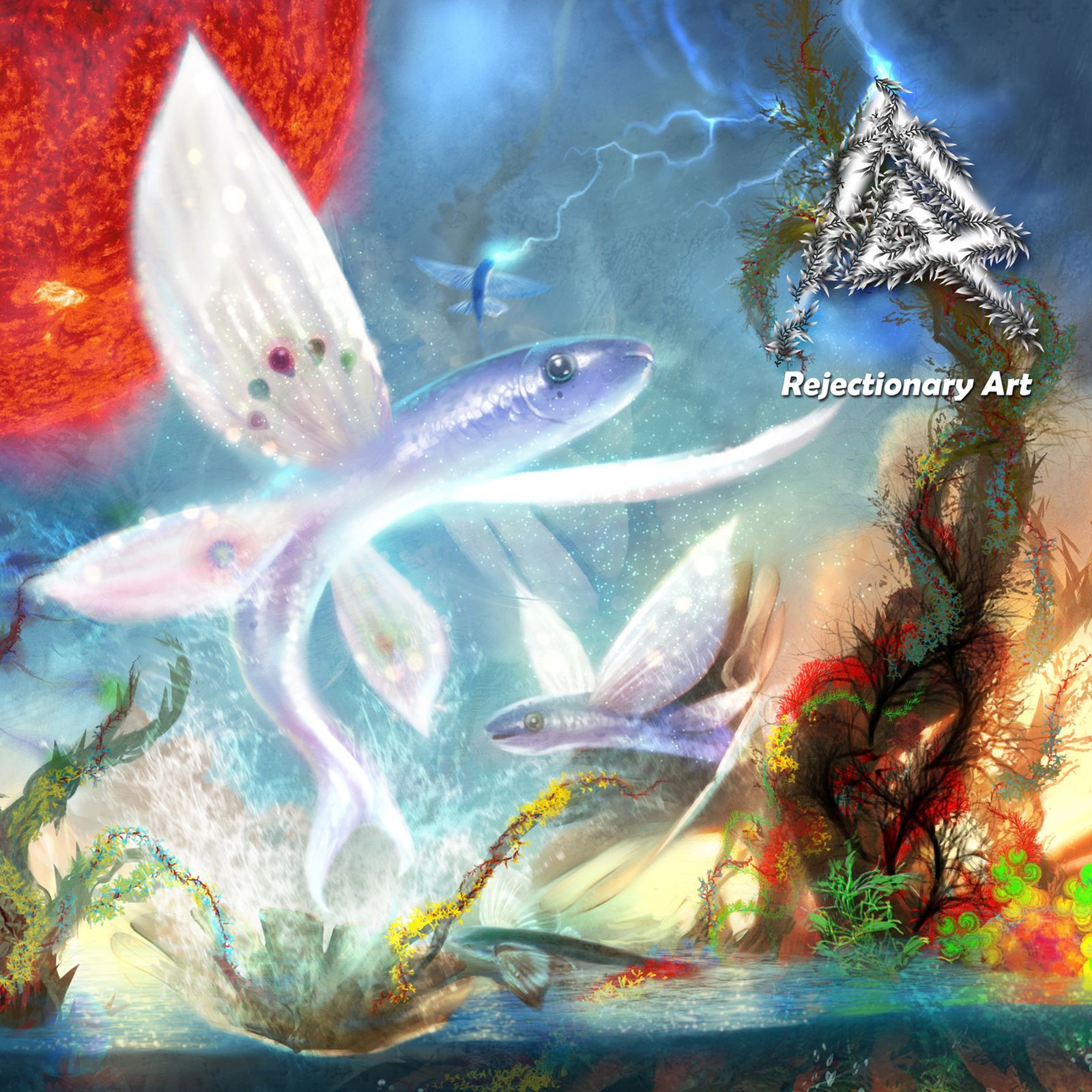 exocoetidae flying rejectionary art 