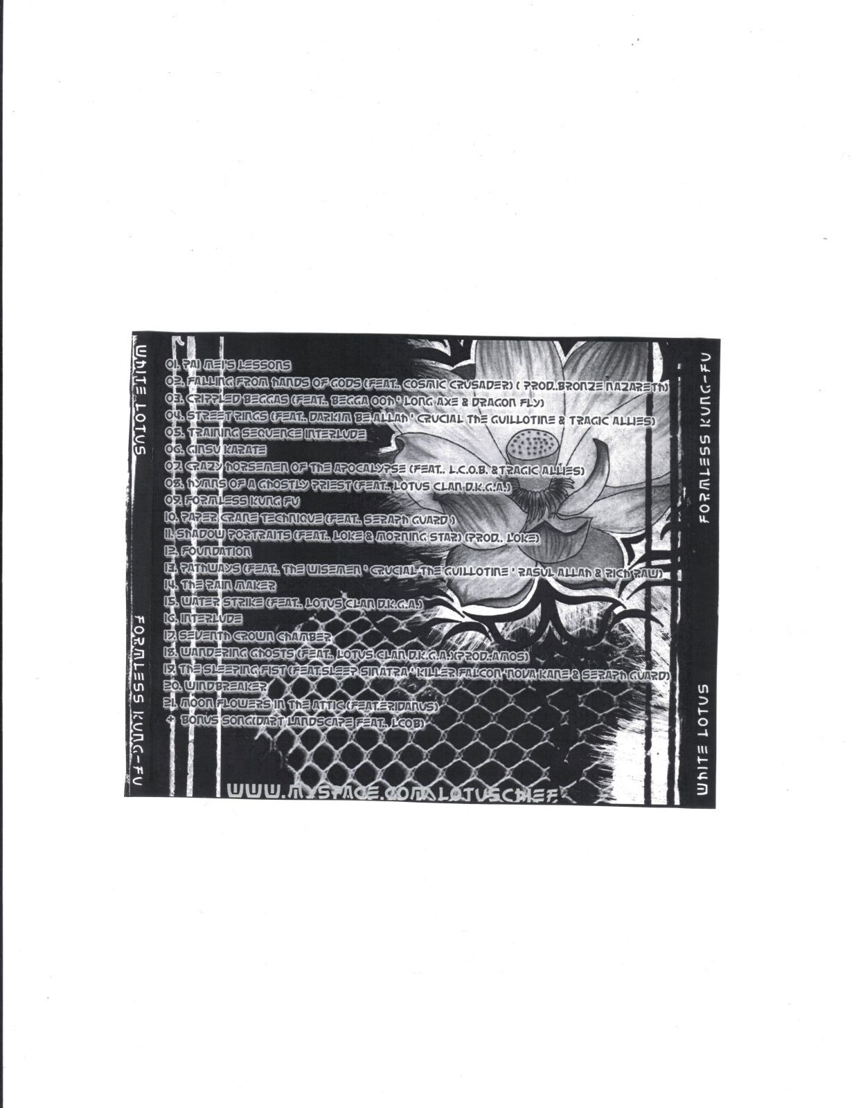 formless kung fu white lotus  