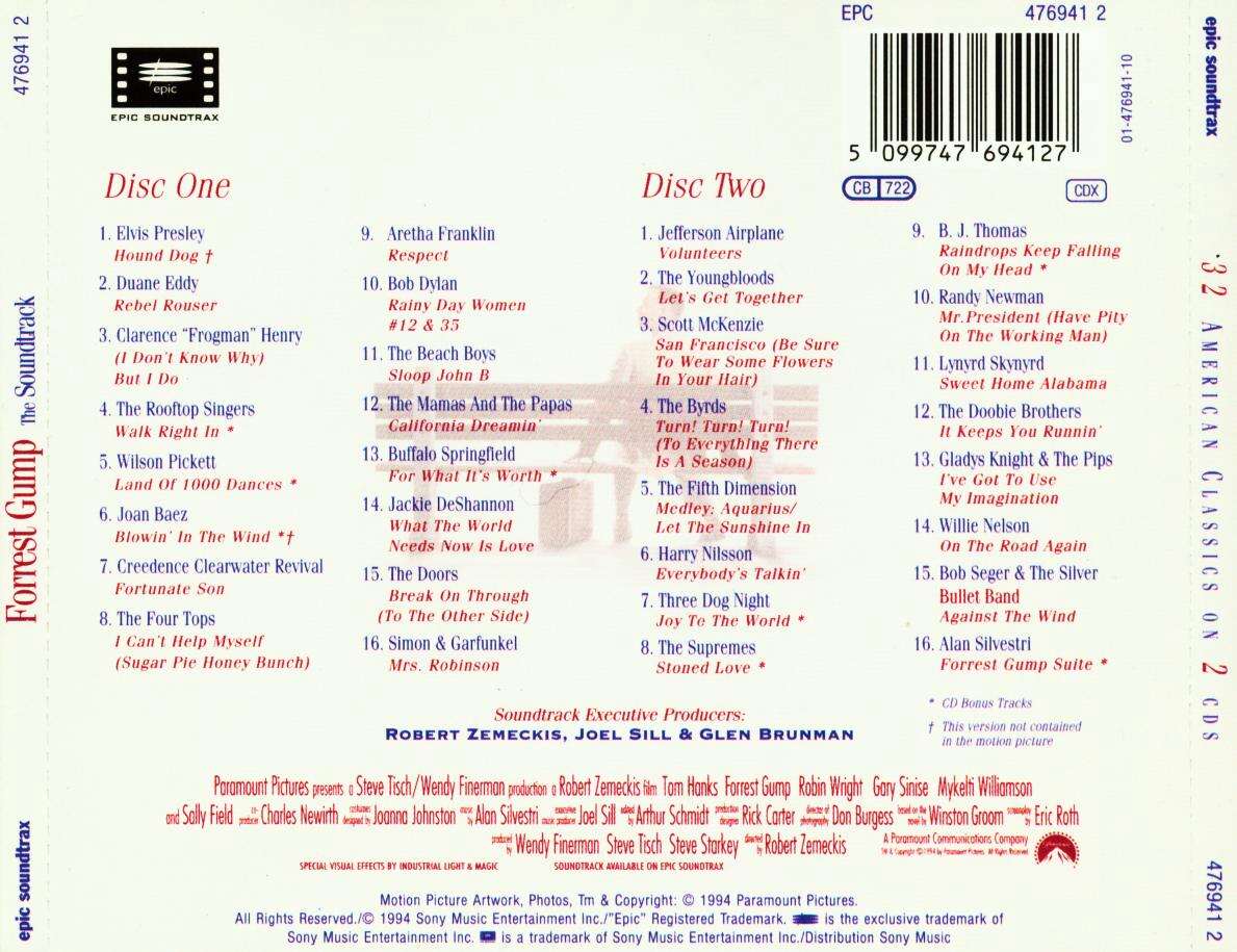forrest gump soundtrack b