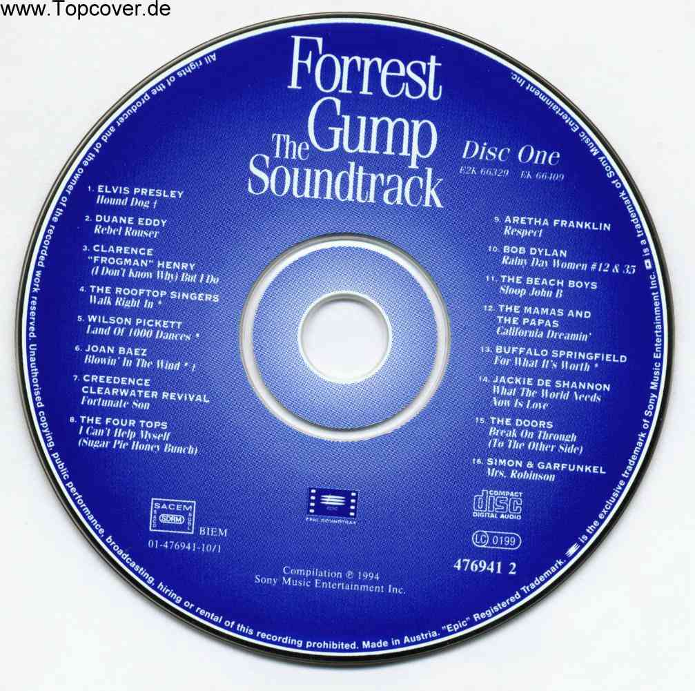 forrest gump soundtrack cd1