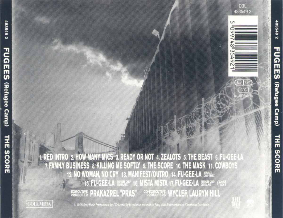 fugees the score album art fugees the score album art