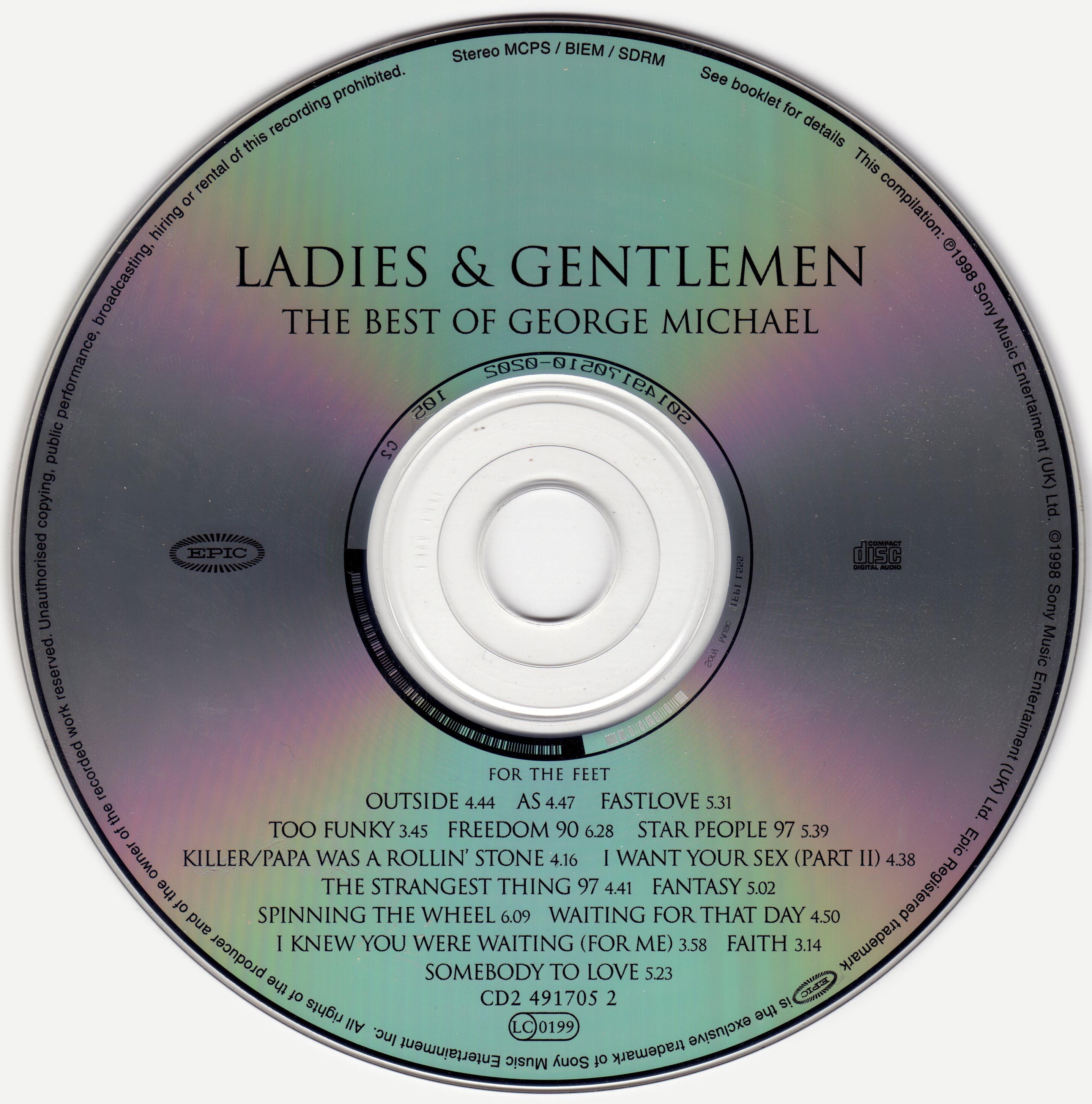 George Michael Ladies Gentlemen The Best Of George Michael ...