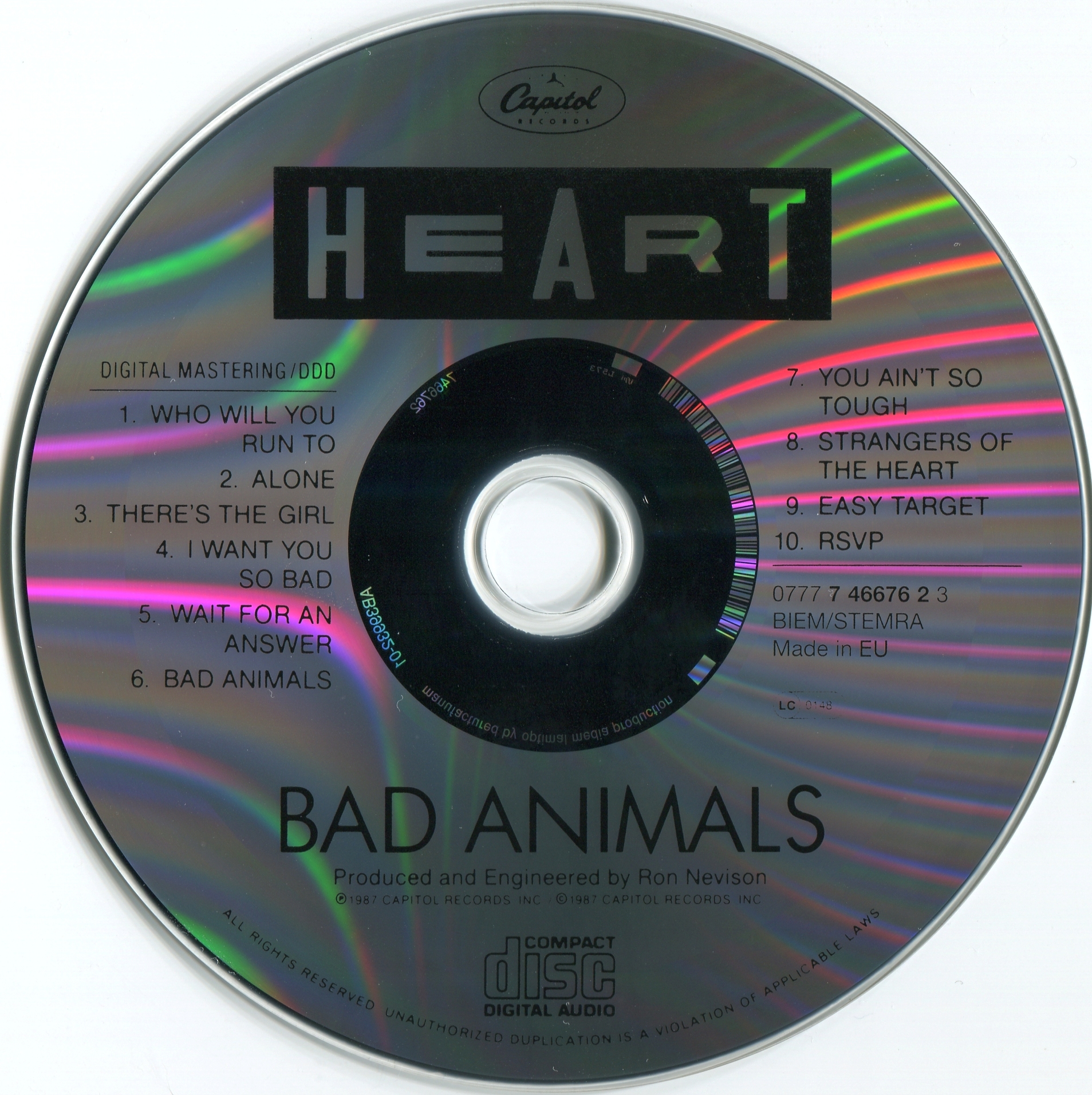 Heart Bad Animals cd | CD Covers | Cover Century | Over  Album Art  covers for free