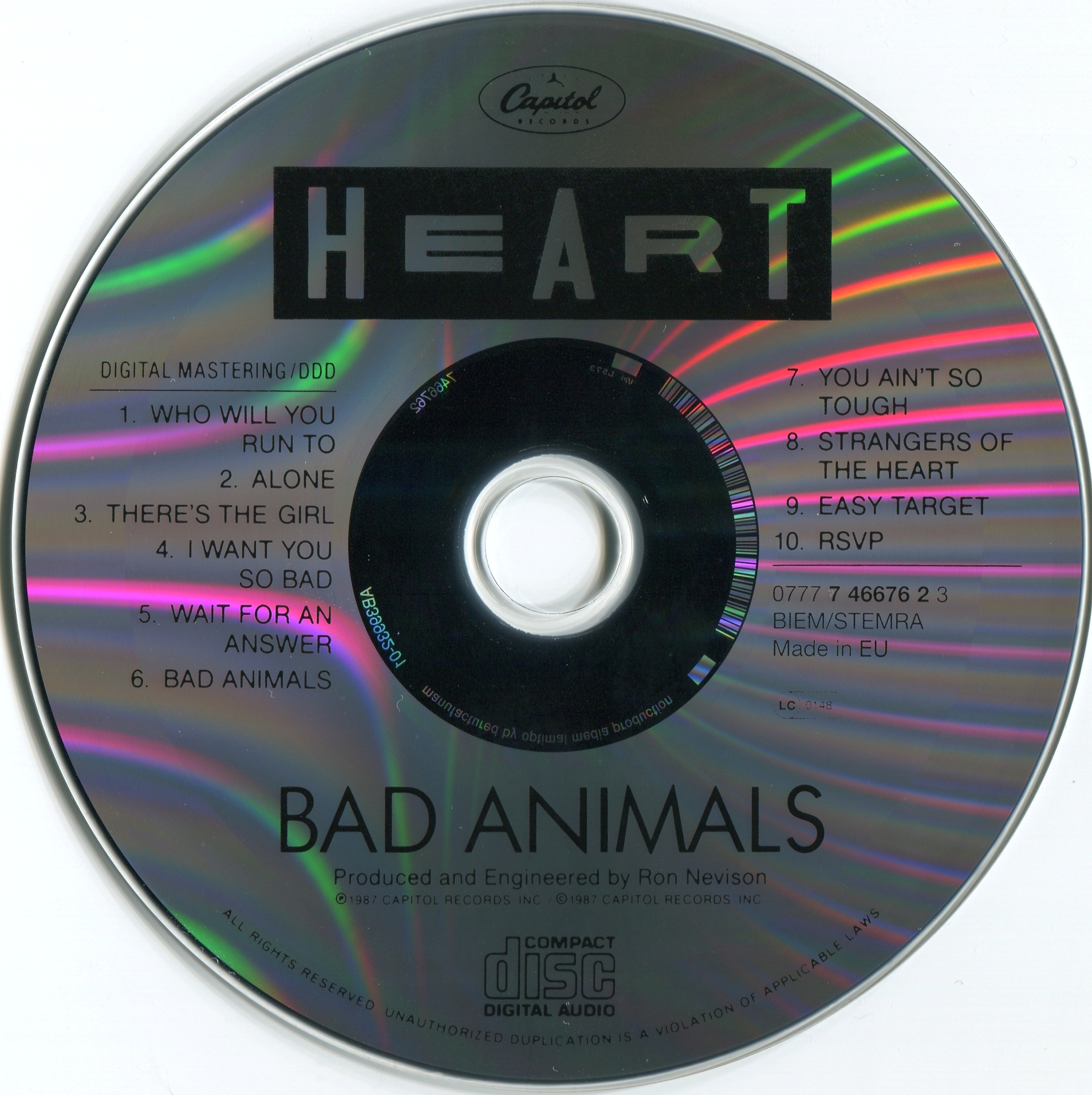 Heart Bad Animals cd | CD Covers | Cover Century | Over Album Art covers for free Heart Bad Animals cd | CD Covers | Cover Century | Over Album Art covers for free