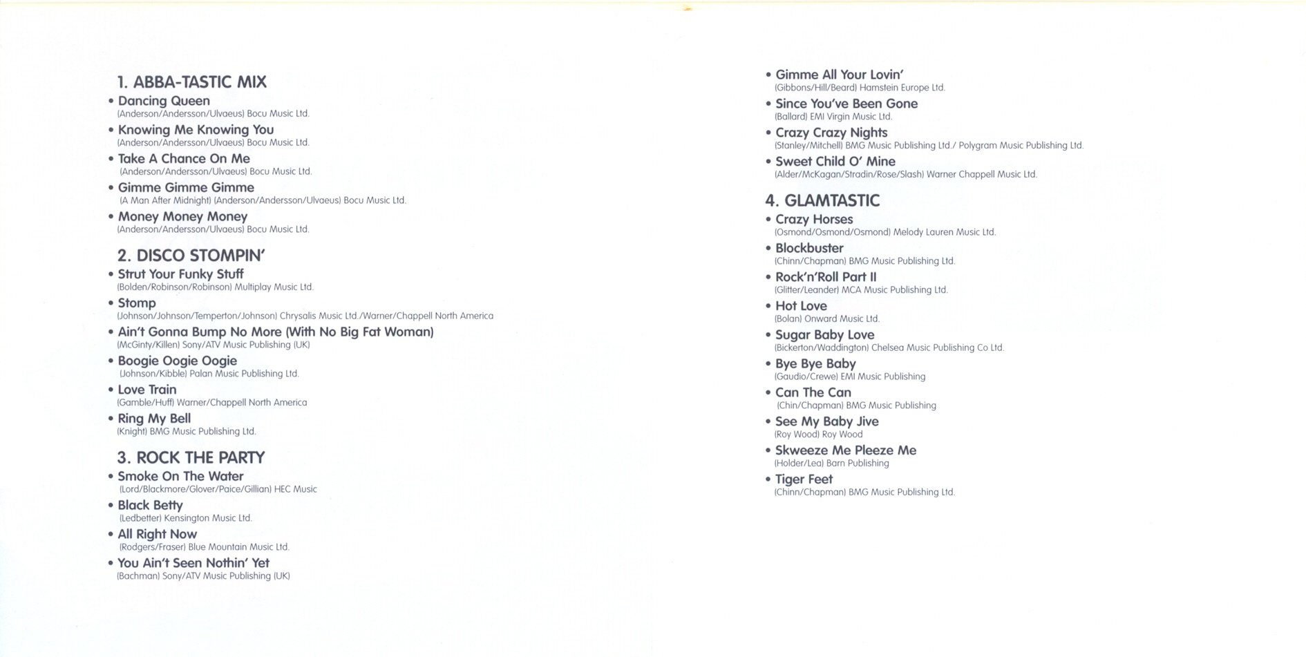 jive bunny & the mastermixers  in the mix vol 2 ab