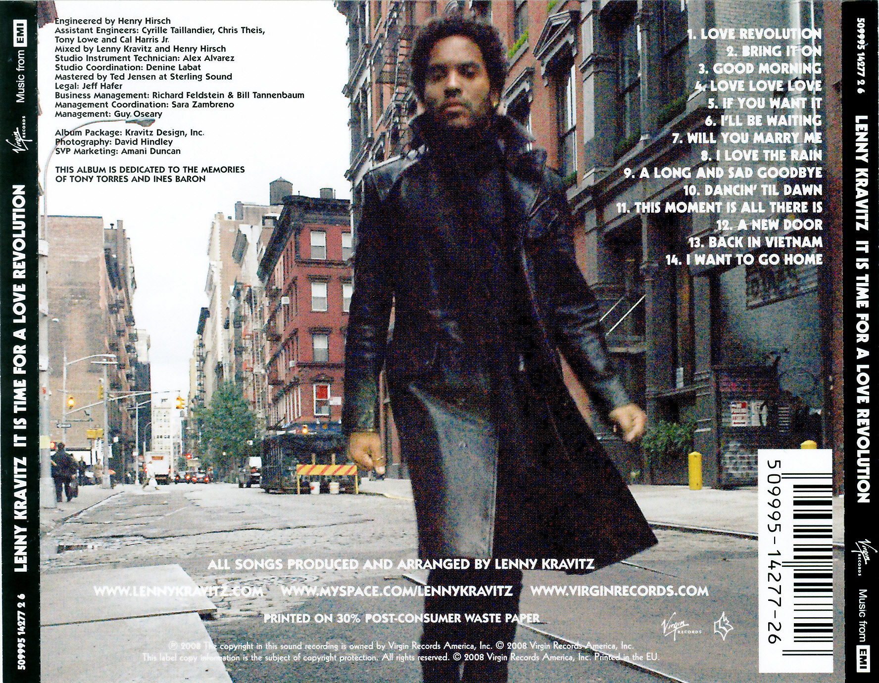 Lenny Kravitz It Is Time For A Love Revolution back.jpg.