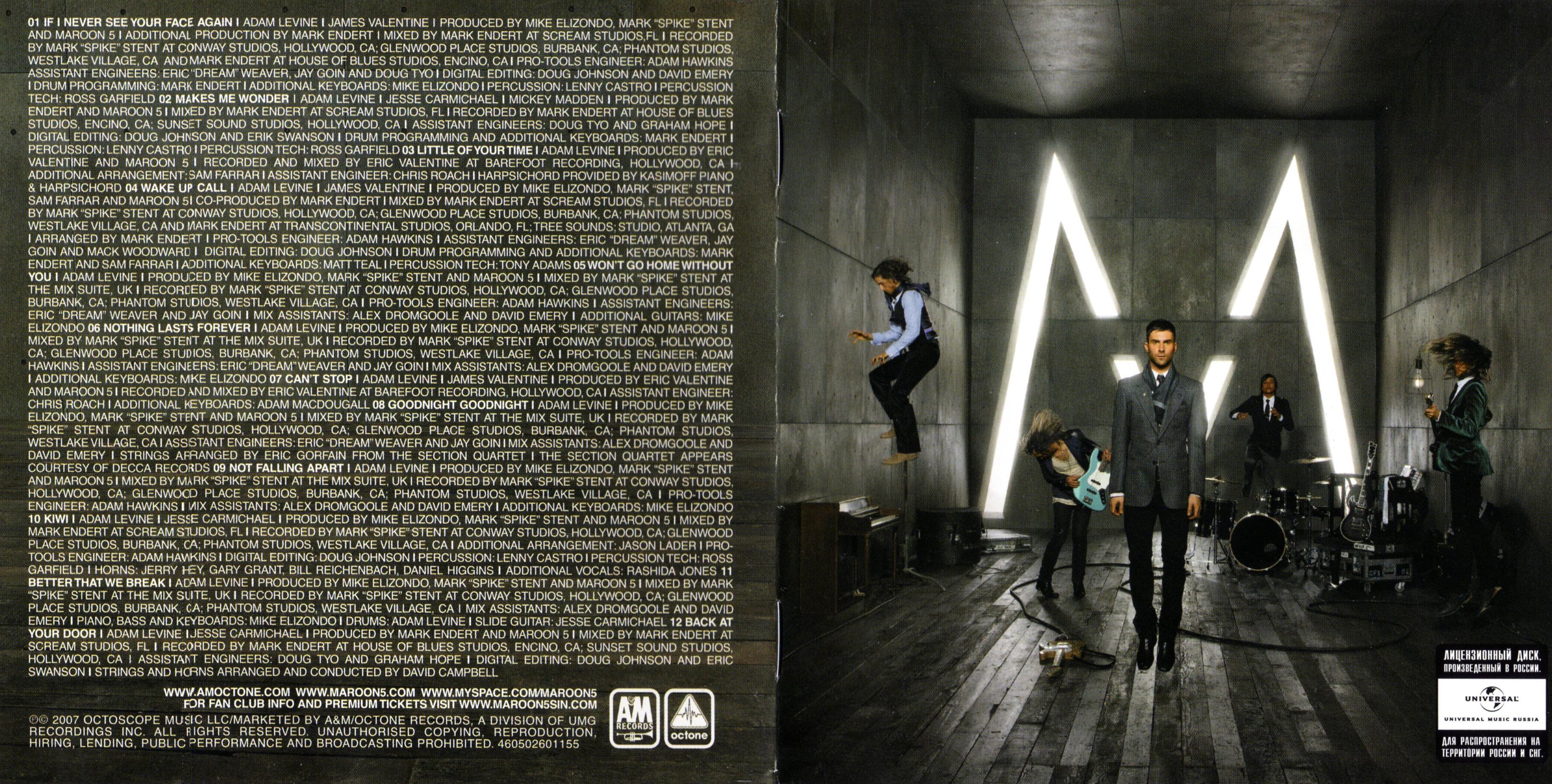 Maroon 5 It Won T Be Soon Before Long Booklet Cd Covers Cover Century Over 500 000 Album Art Covers For Free