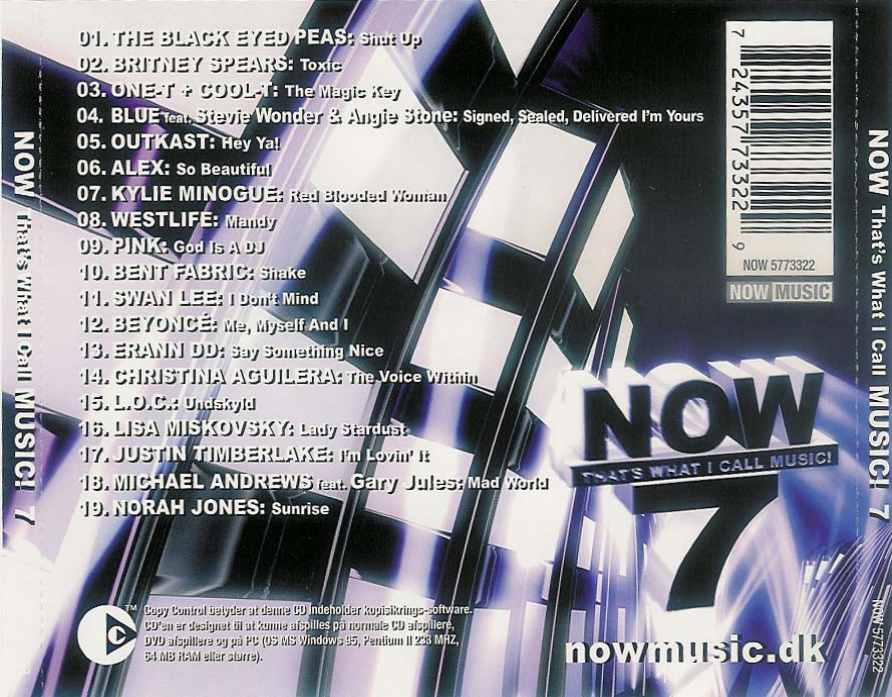 now 07  thats what i call music b