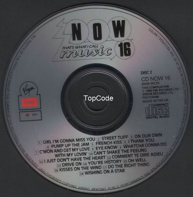 now 16  thats what i call music cd2