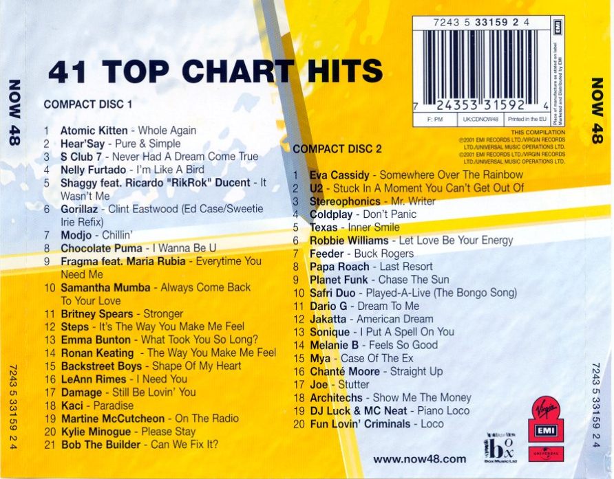now 48  thats what i call music b