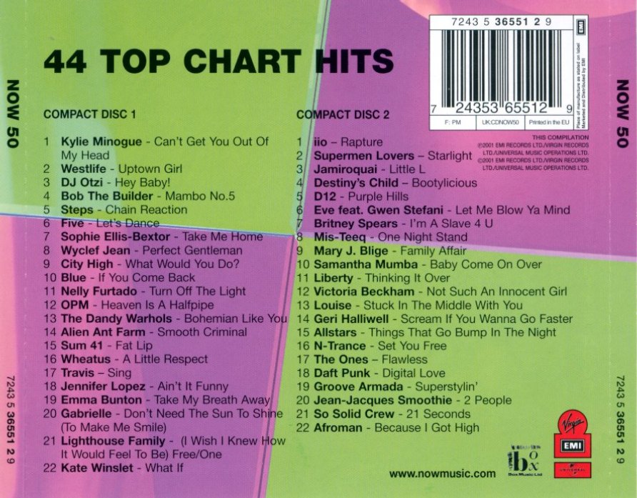 now 50  thats what i call music b