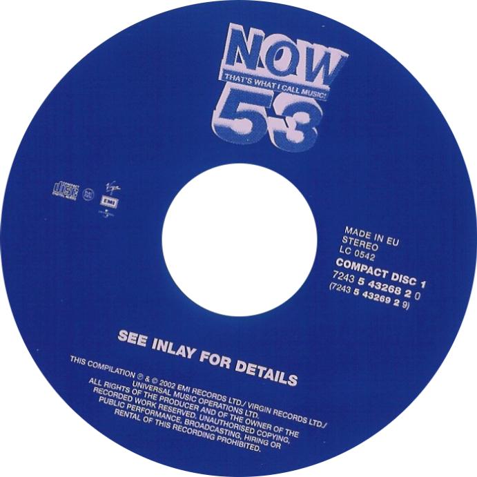 now 53  thats what i call music cd1