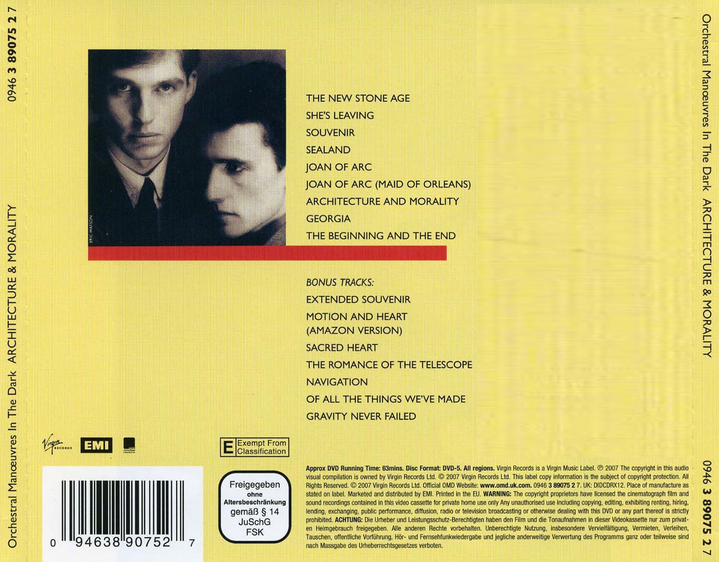 Orchestral Manoeuvres In The Dark Architecture Morality back | CD - Orchestral Manoeuvres In The Dark Architecture & Morality