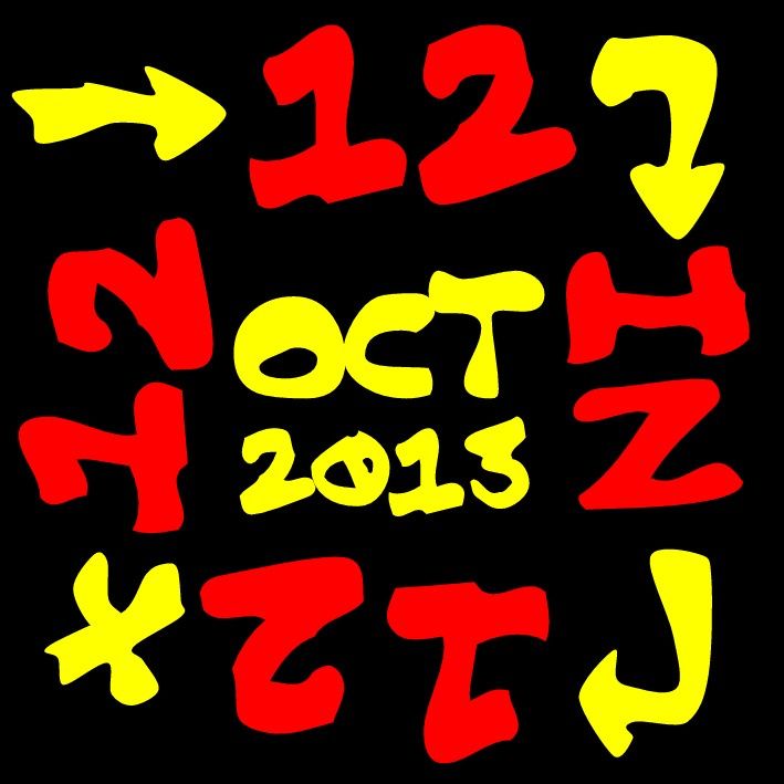 october 2013 compila 12in12x12 