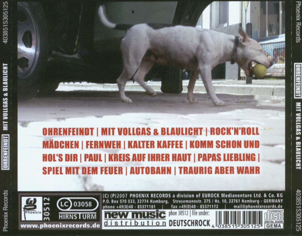 ohrenfeindt  mit vollgas & blaulicht b