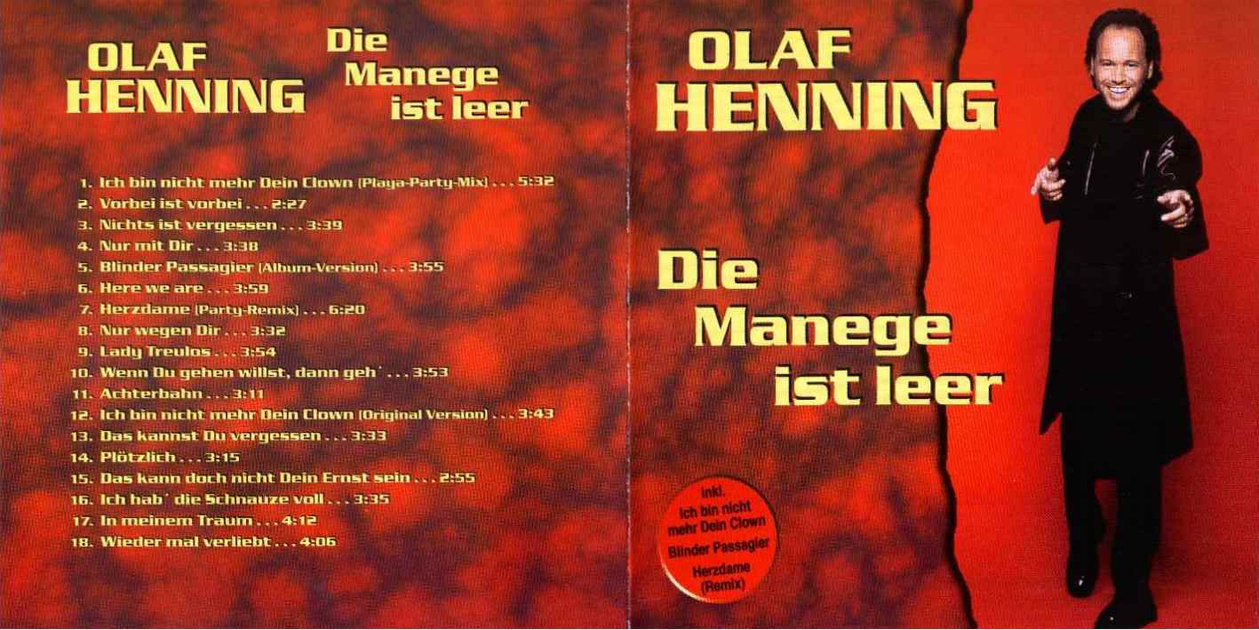 olaf henning die manege ist leer a