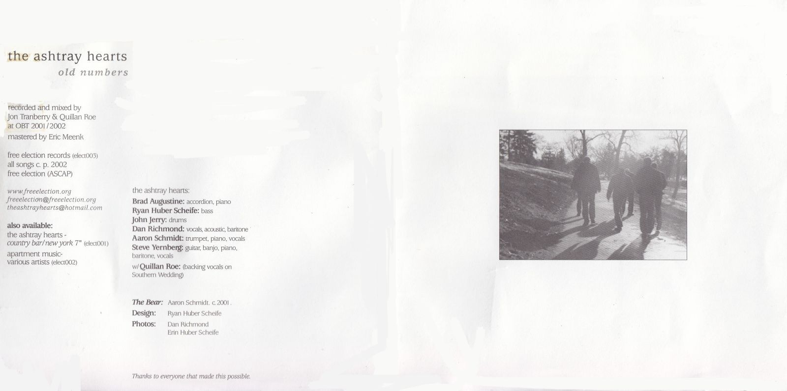 old numbers the ashtray hearts 