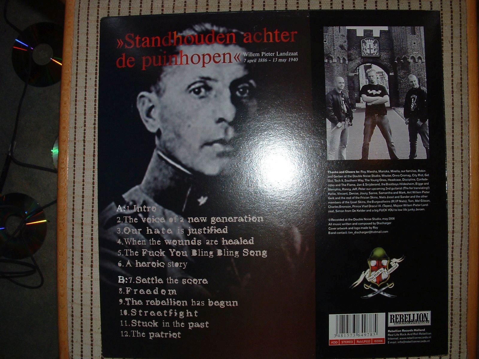 our hate is justifie discharger  