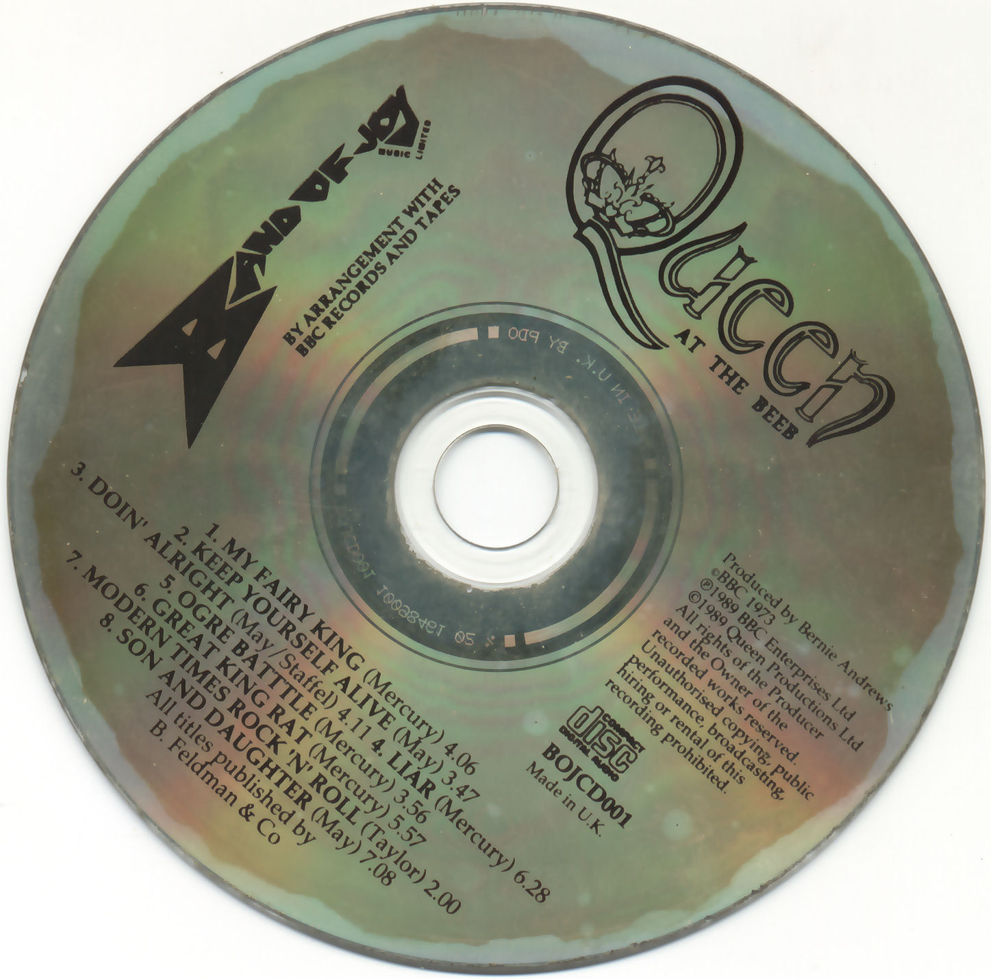 Queen  At The Beeb cd 