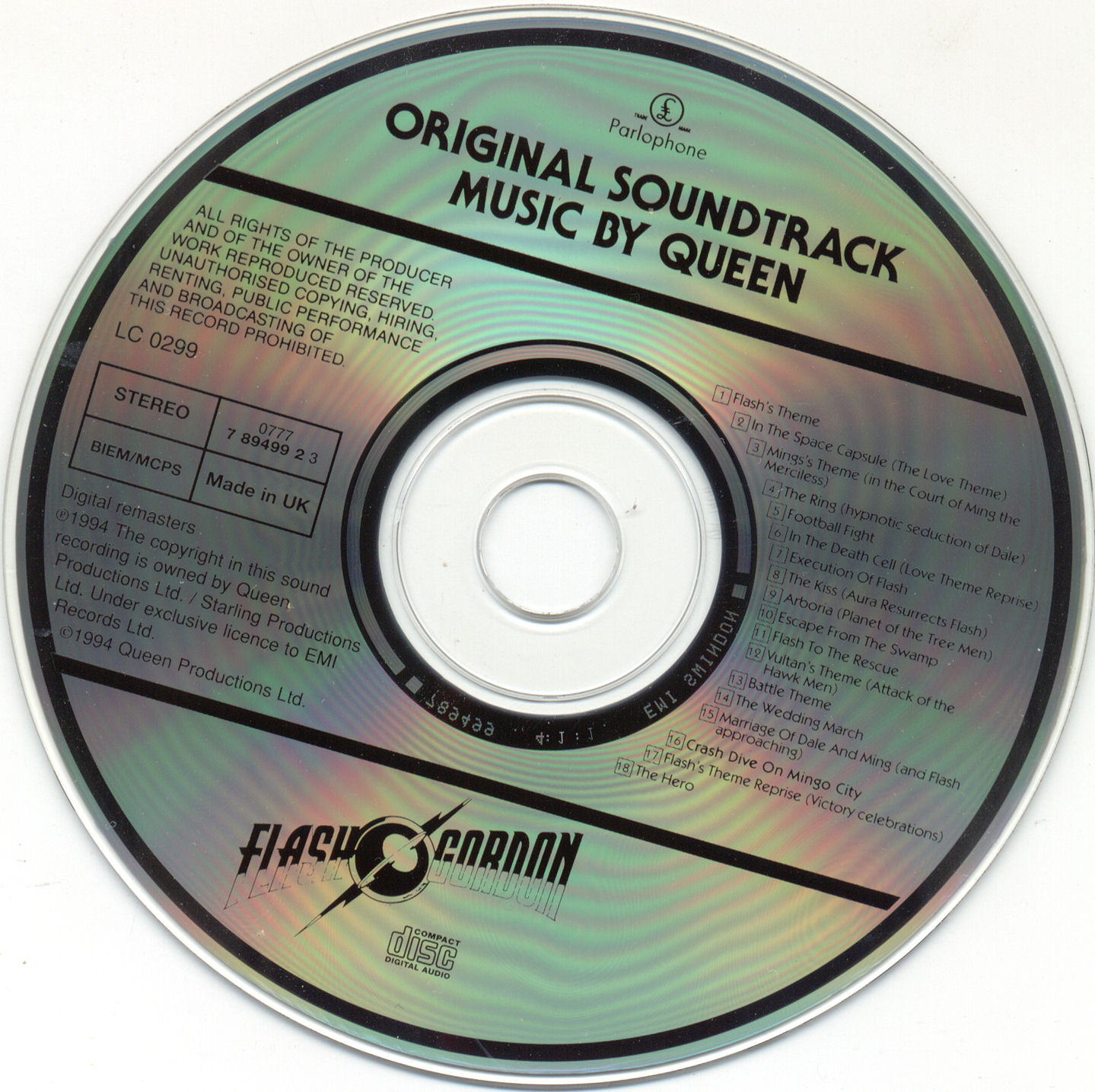 Queen  Flash Gordon cd 