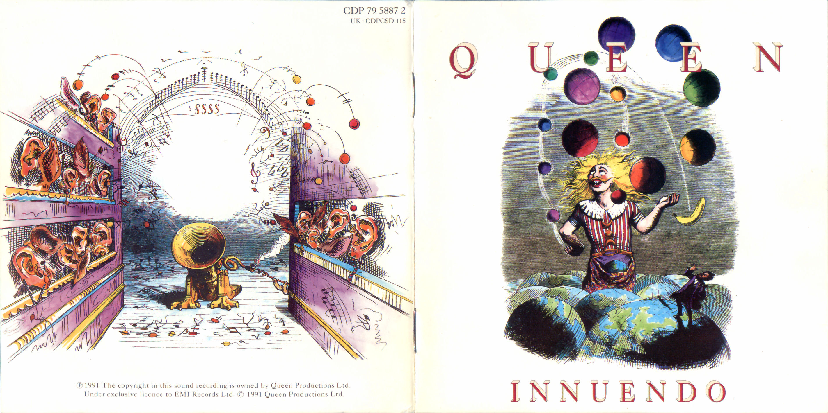 Queen  Innuendo booklet 