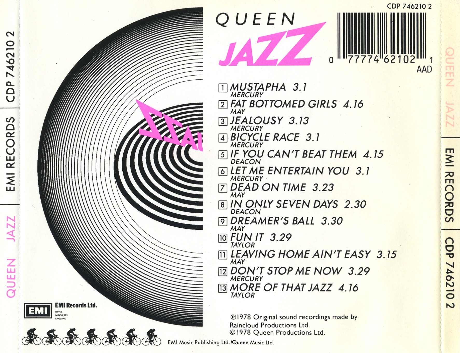 Queen  Jazz back 