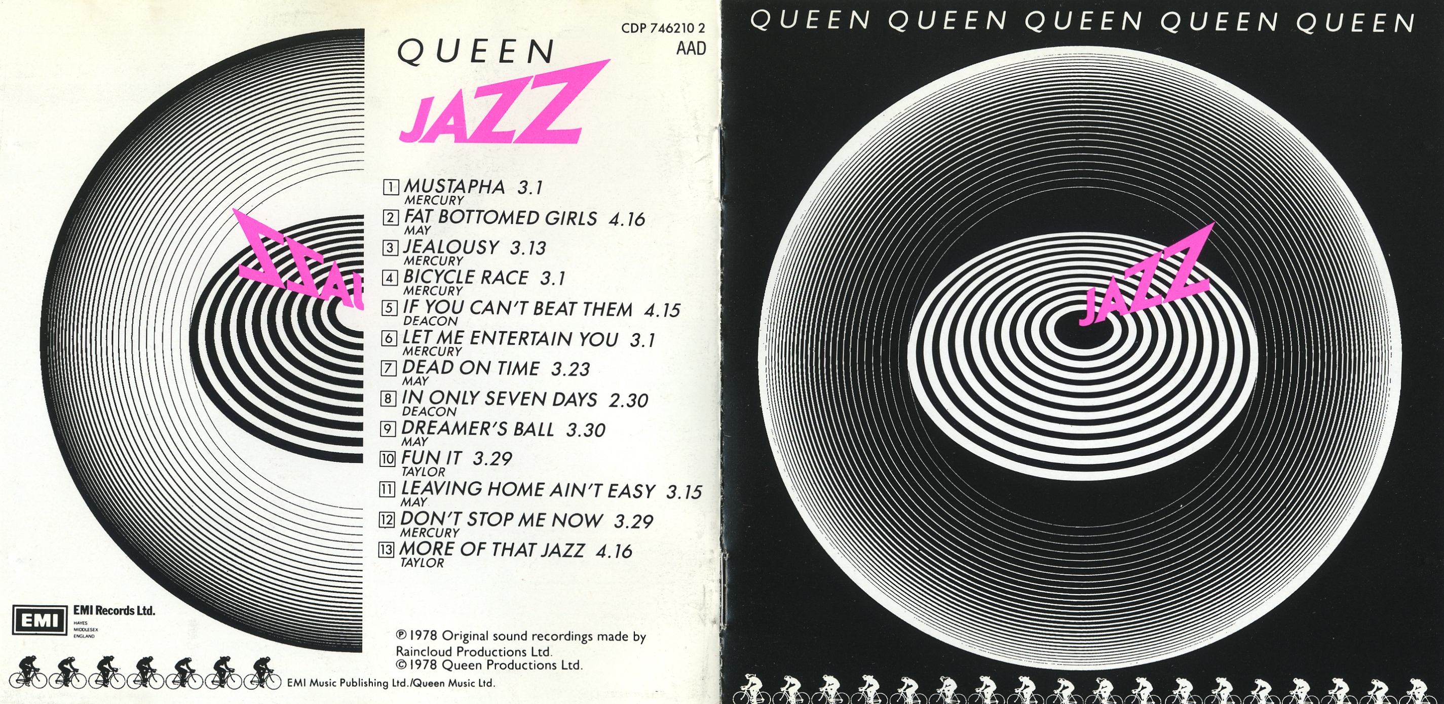 Queen  Jazz booklet1 