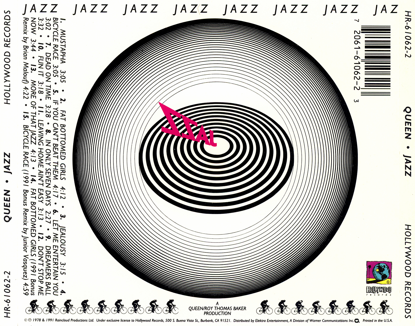 Queen  Jazz Remastered back 