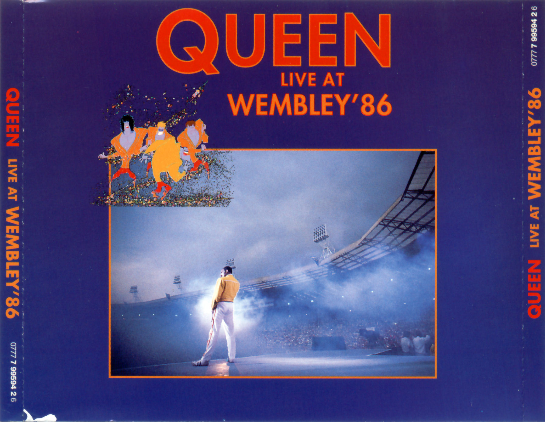 Queen  Live At Wembley 86 front 