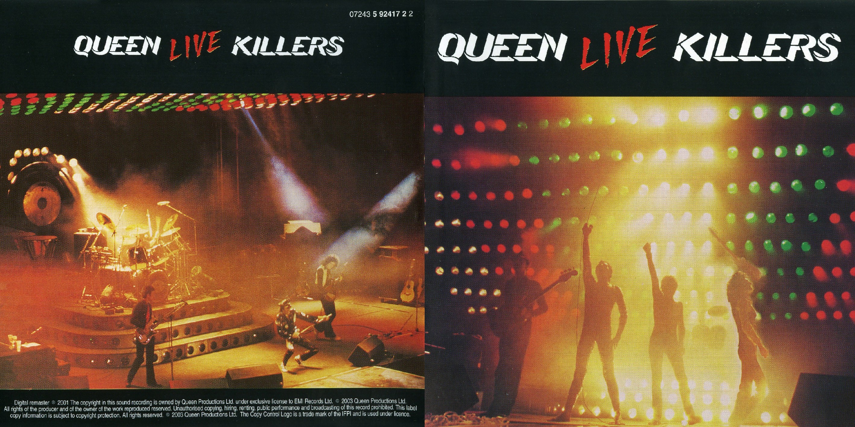 Queen  Live Killers Digital Remastered booklet 