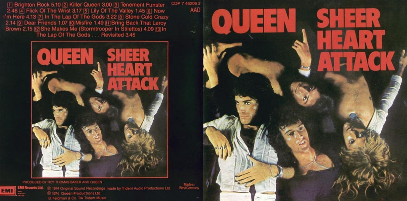 Queen  Sheer Heart Attack booklet 