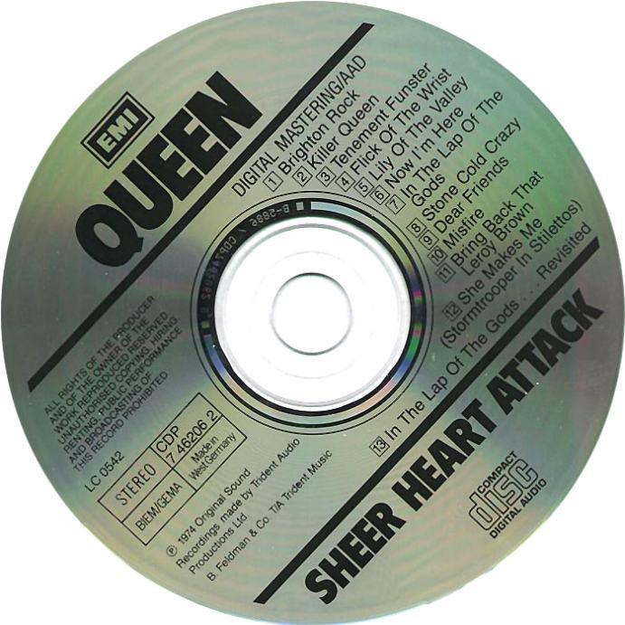 Queen  Sheer Heart Attack cd 