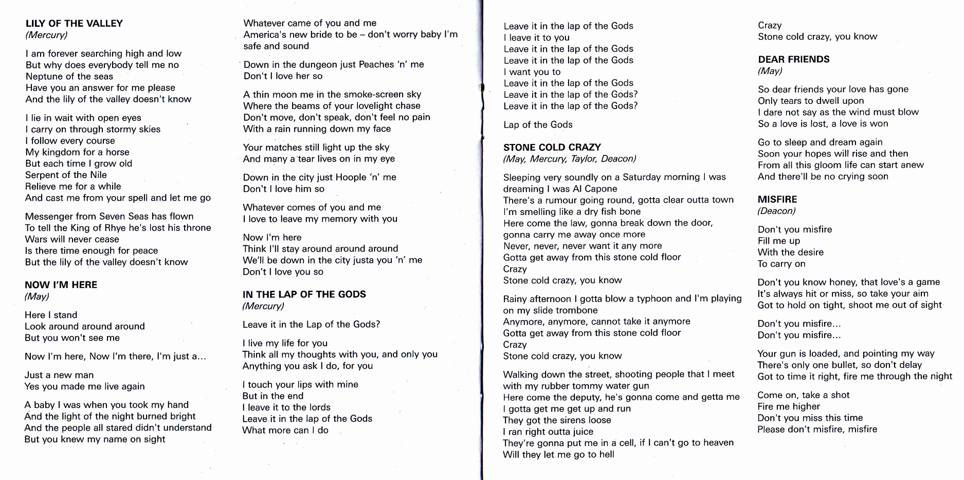 Queen  Sheer Heart Attack Remastered booklet5 