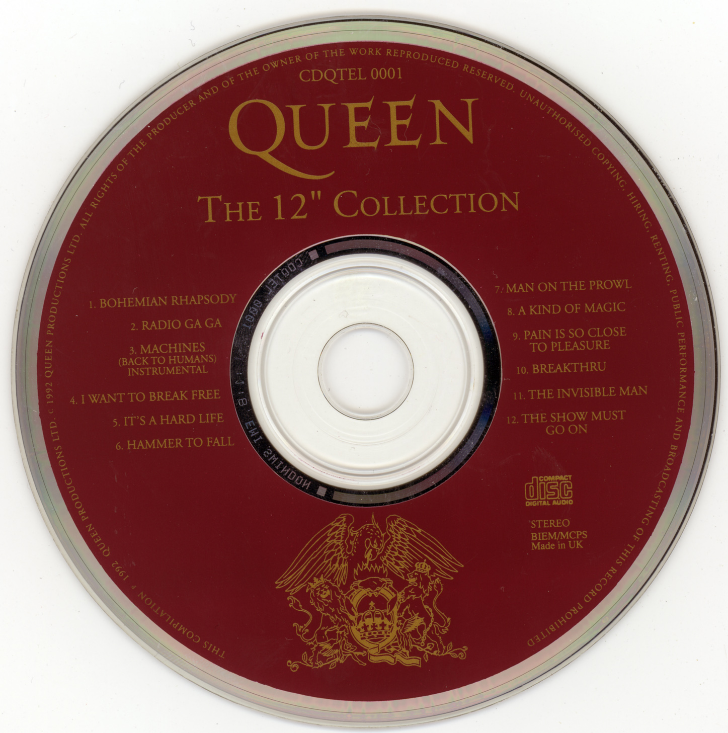 Queen  The 12 Inch Collection cd 