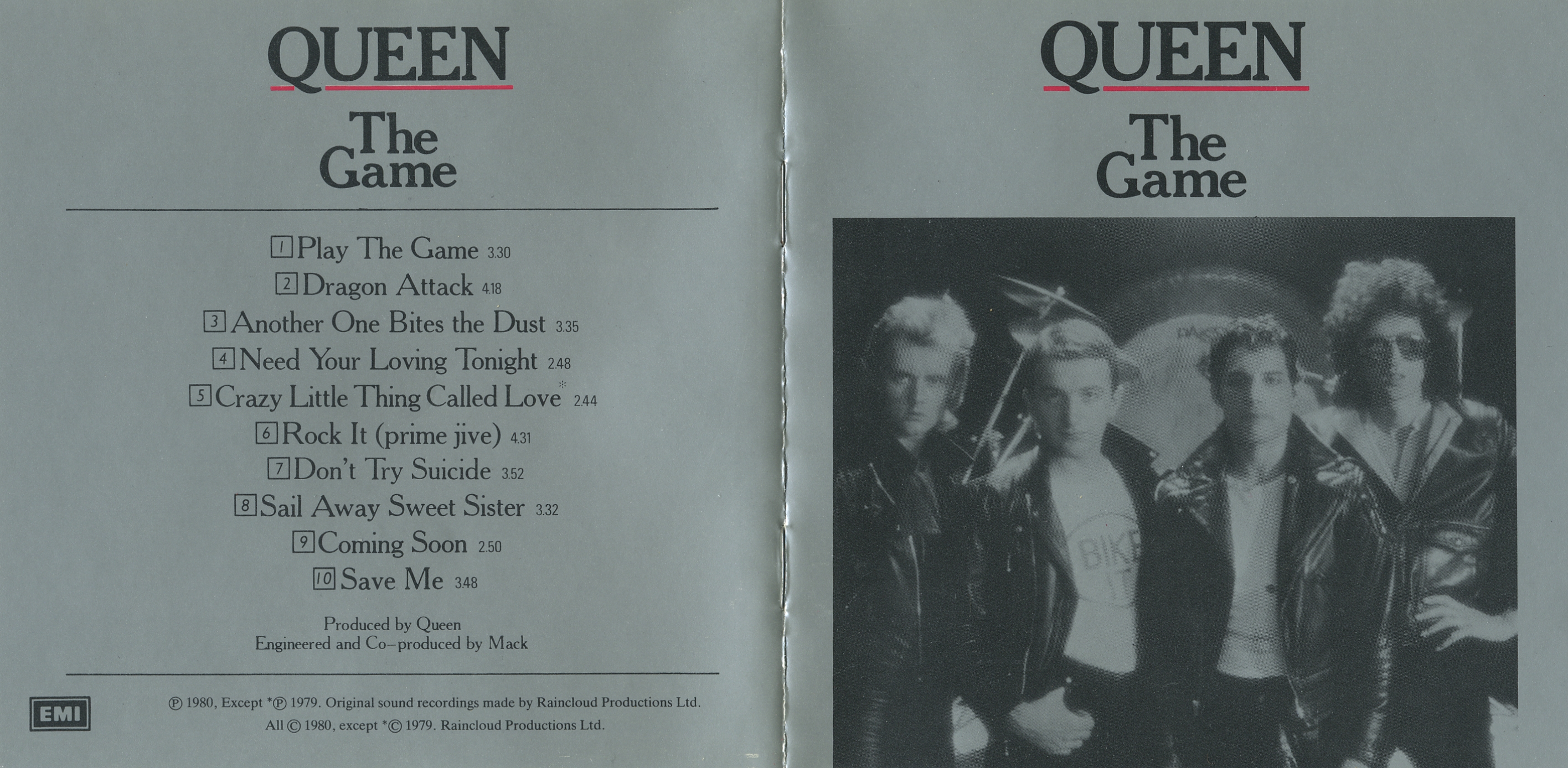 Queen  The Game booklet1 